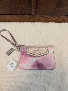 Coach Madison Floral Print wristlet
